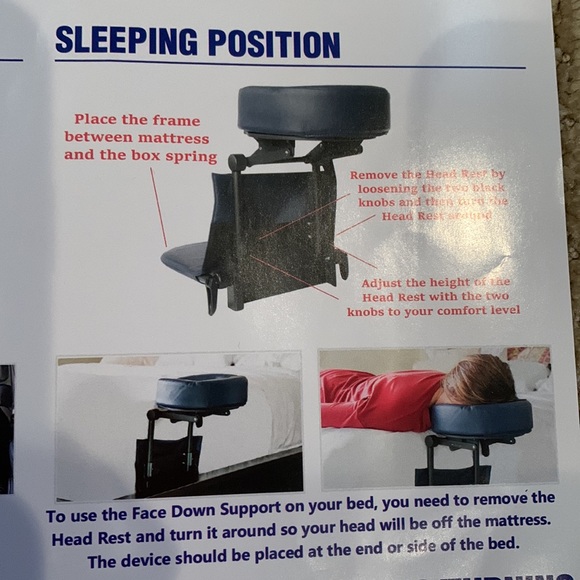 Portable Massage Chair, Headrest,  and Mirror or for Vitrectomy - Picture 5 of 6